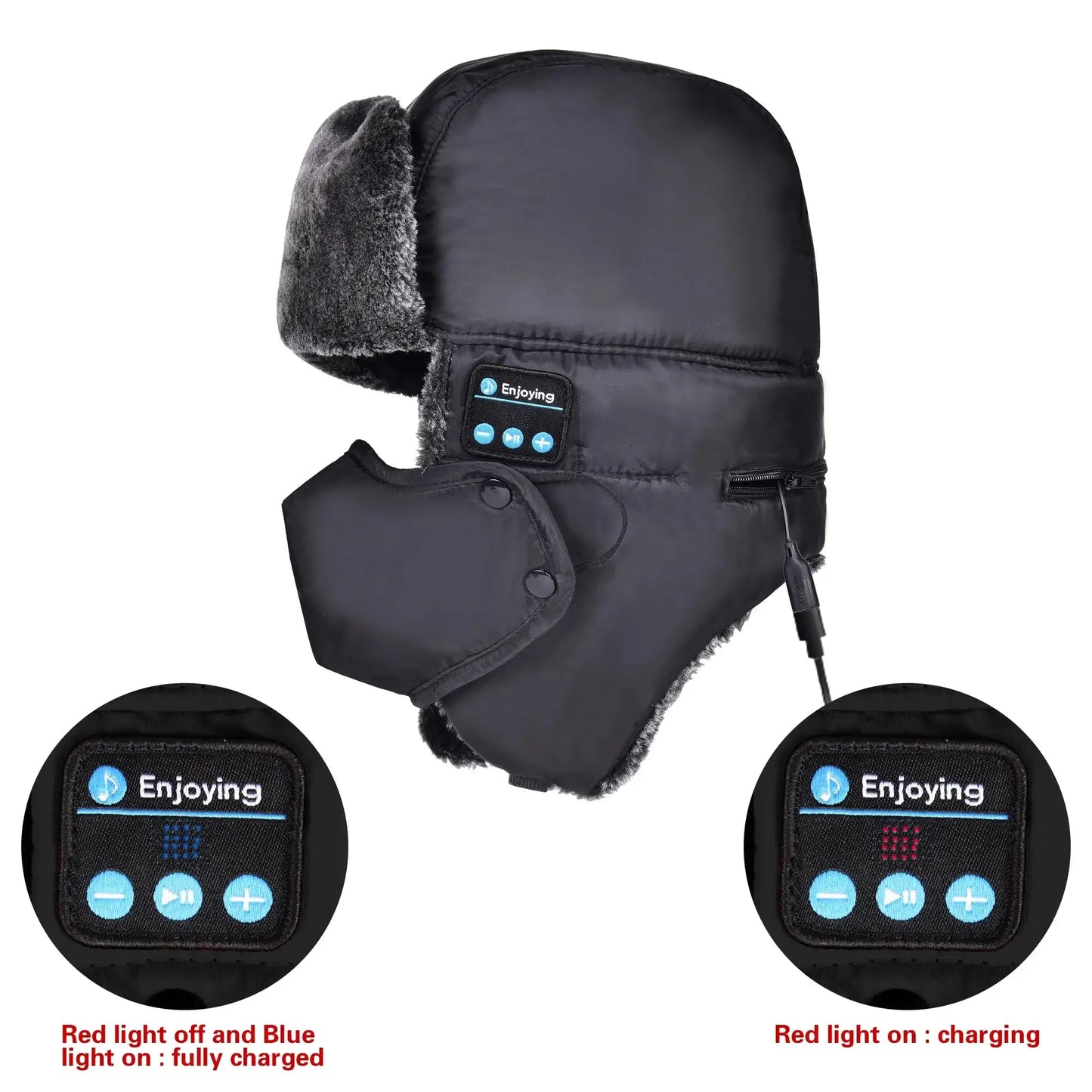 Chapeau de Trappeur Bluetooth - BLEMCO.FR