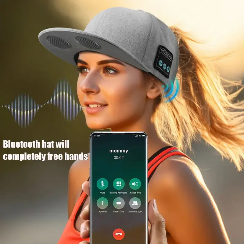 Casquette de sport Bluetooth - BLEMCO.FR