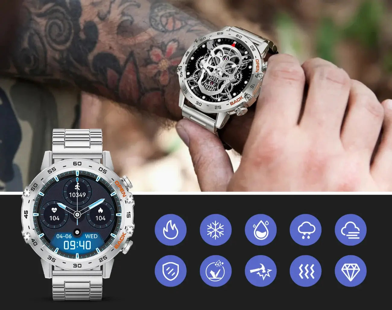 Montre Homme LIGE - BLEMCO.FR
