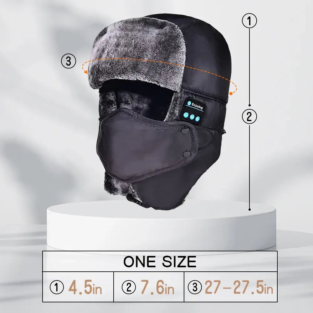 Chapeau de Trappeur Bluetooth - BLEMCO.FR