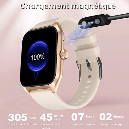 Montre Connectée LIVLOV – Suivi Santé & Sport IP67