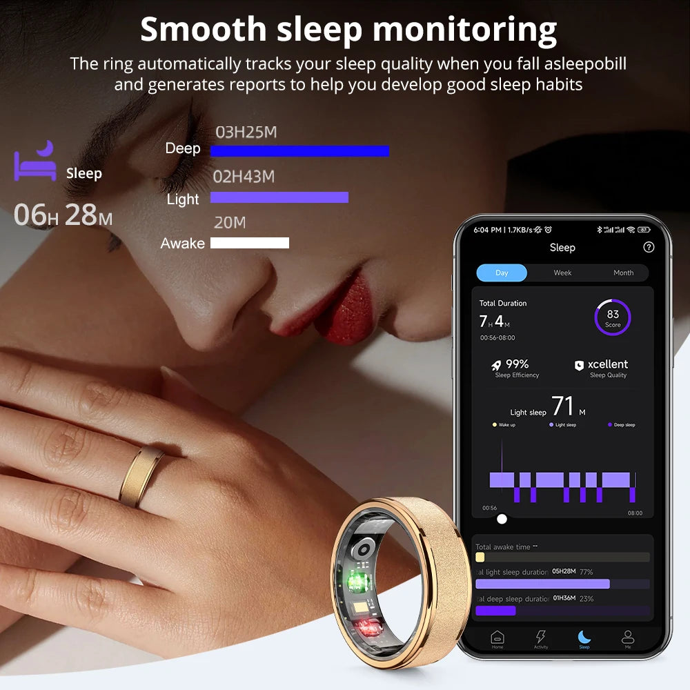 Suivi du sommeil avec la Bague Connectée COLMI R10