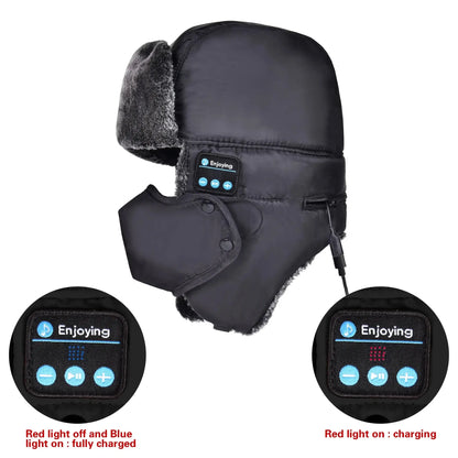 Chapeau de Trappeur Bluetooth - BLEMCO.FR