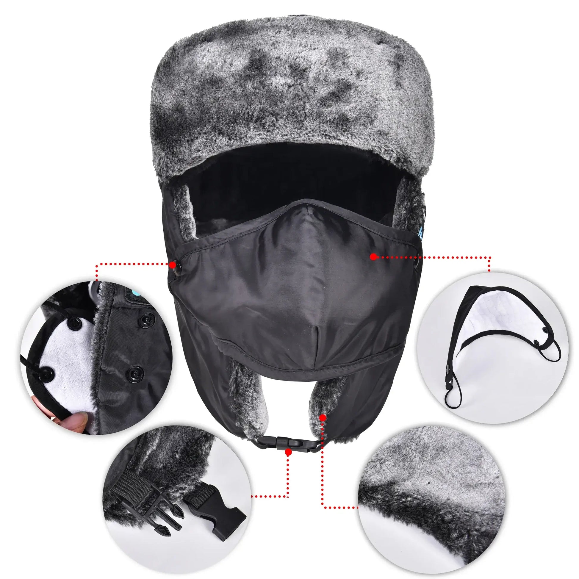 Chapeau de Trappeur Bluetooth - BLEMCO.FR