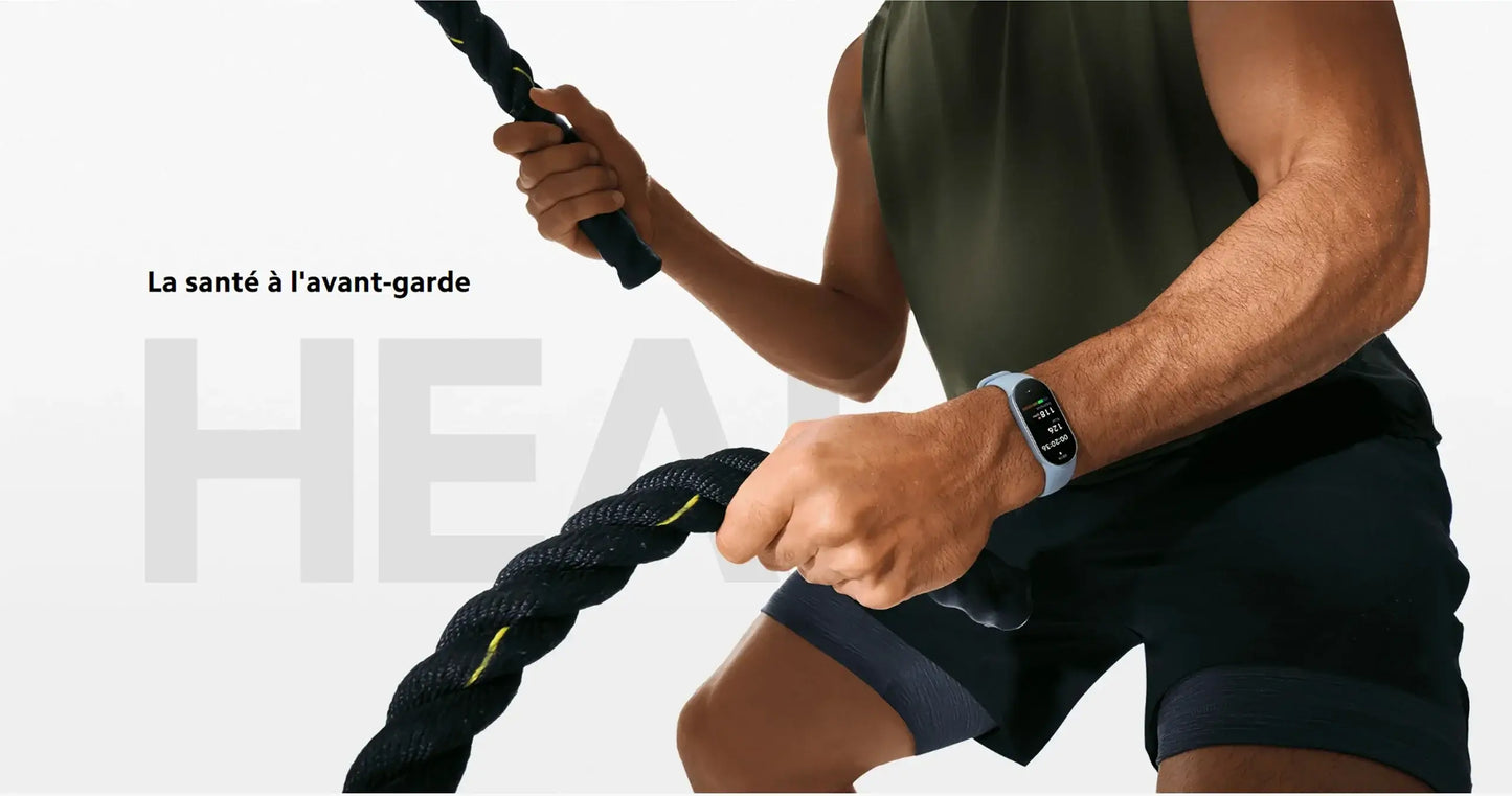 Homme faisant du sport avec la montre