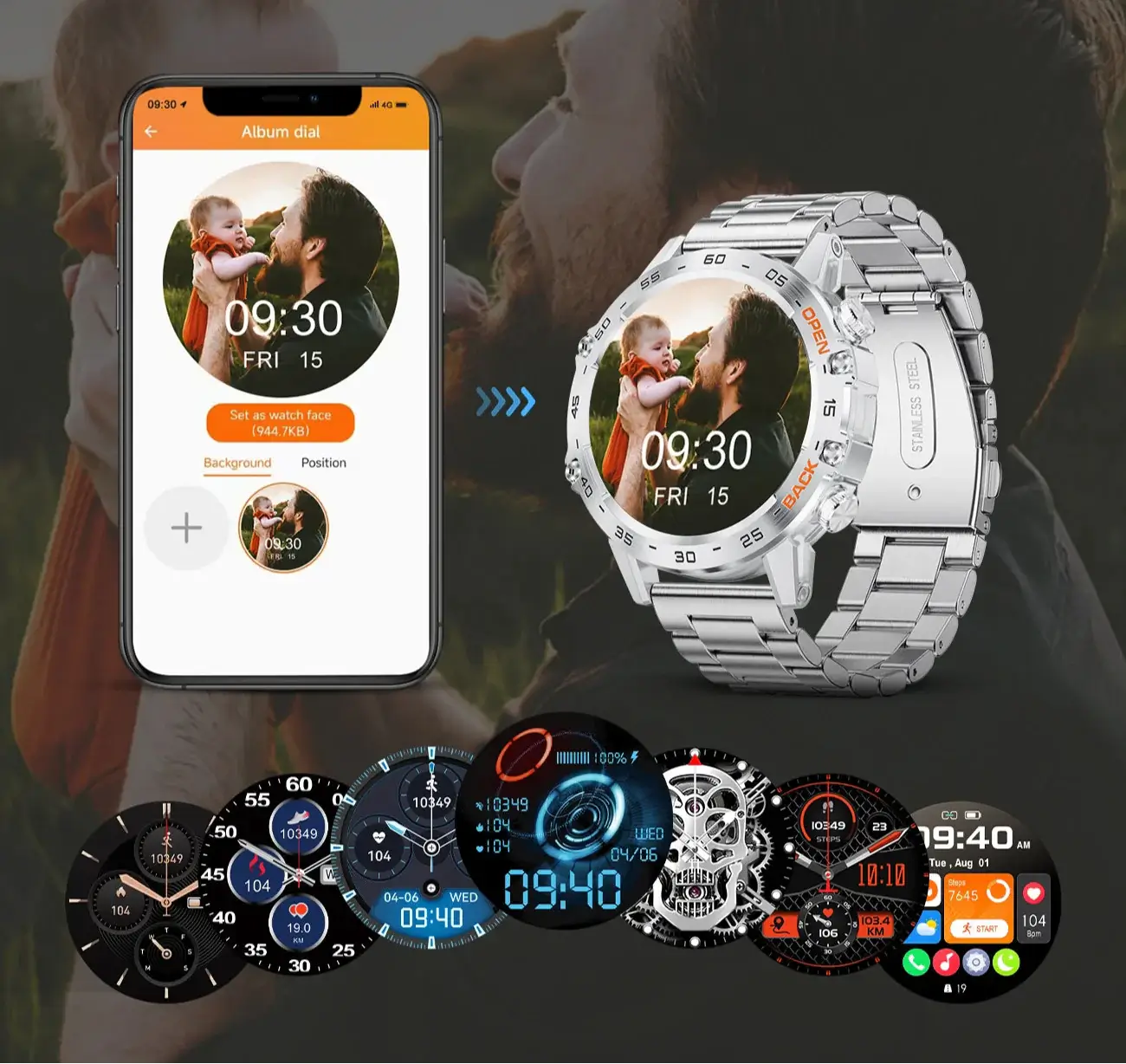 Montre Homme LIGE - BLEMCO.FR