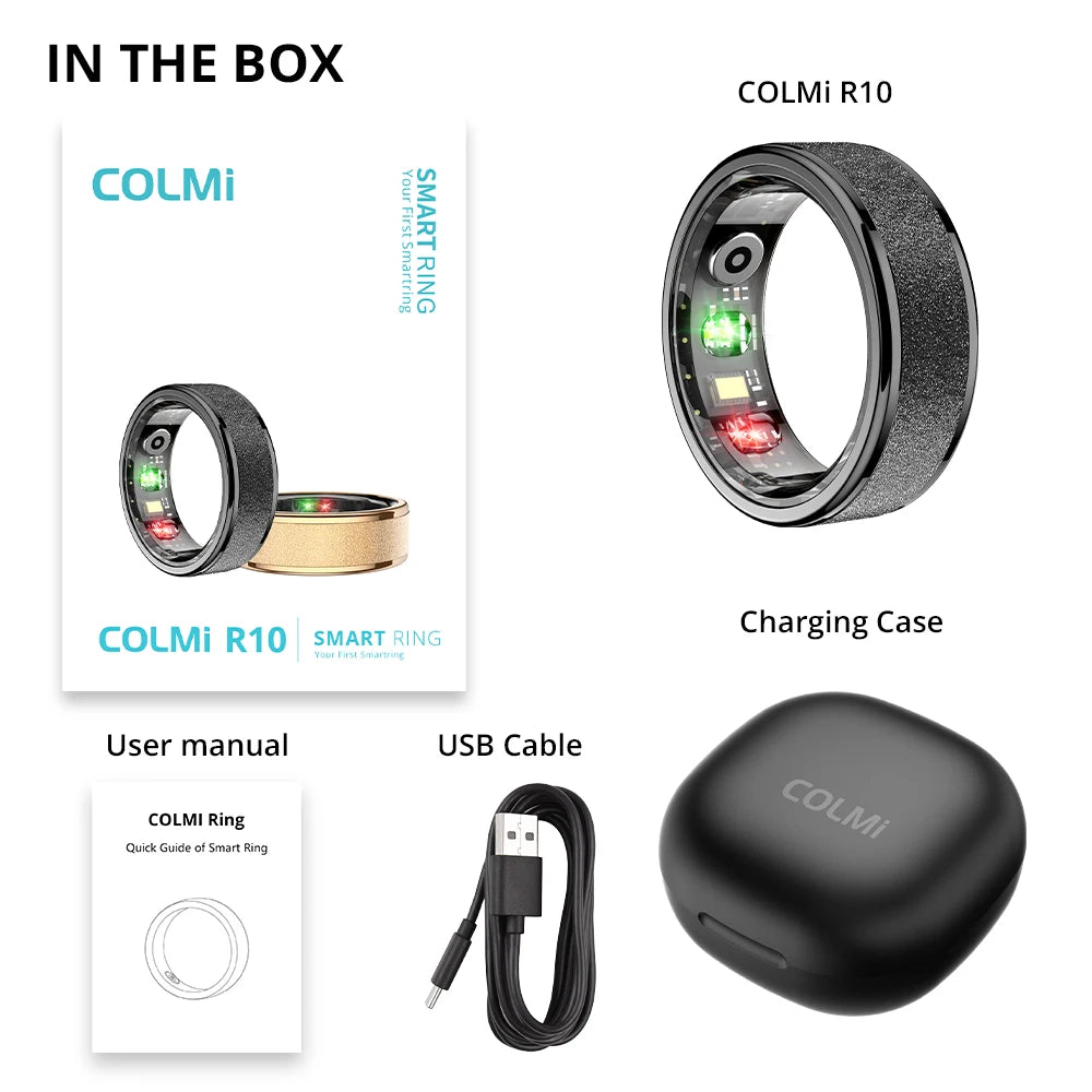 Contenu du paquet de la Bague Connectée COLMI R10