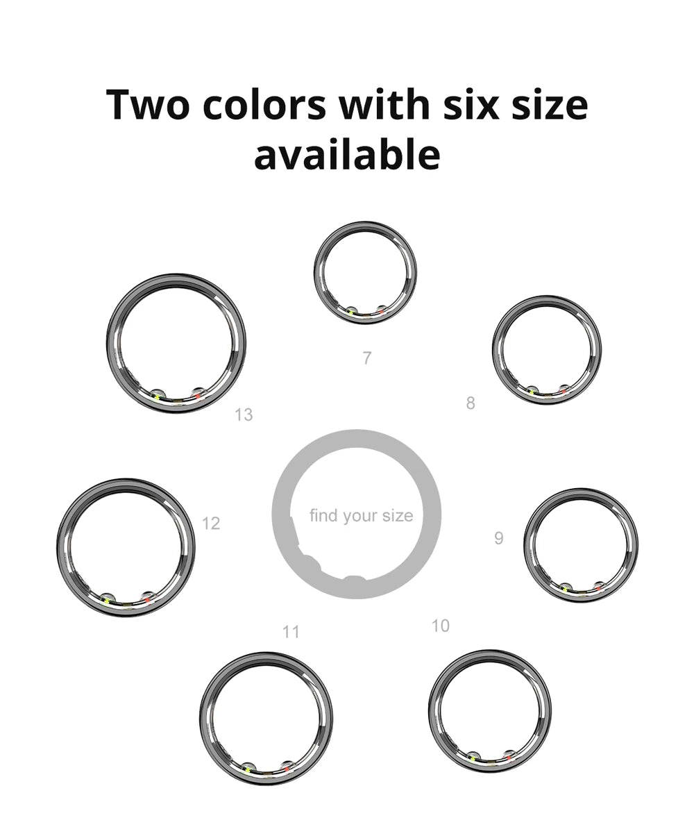 Guide des tailles de la Bague Connectée COLMI R10