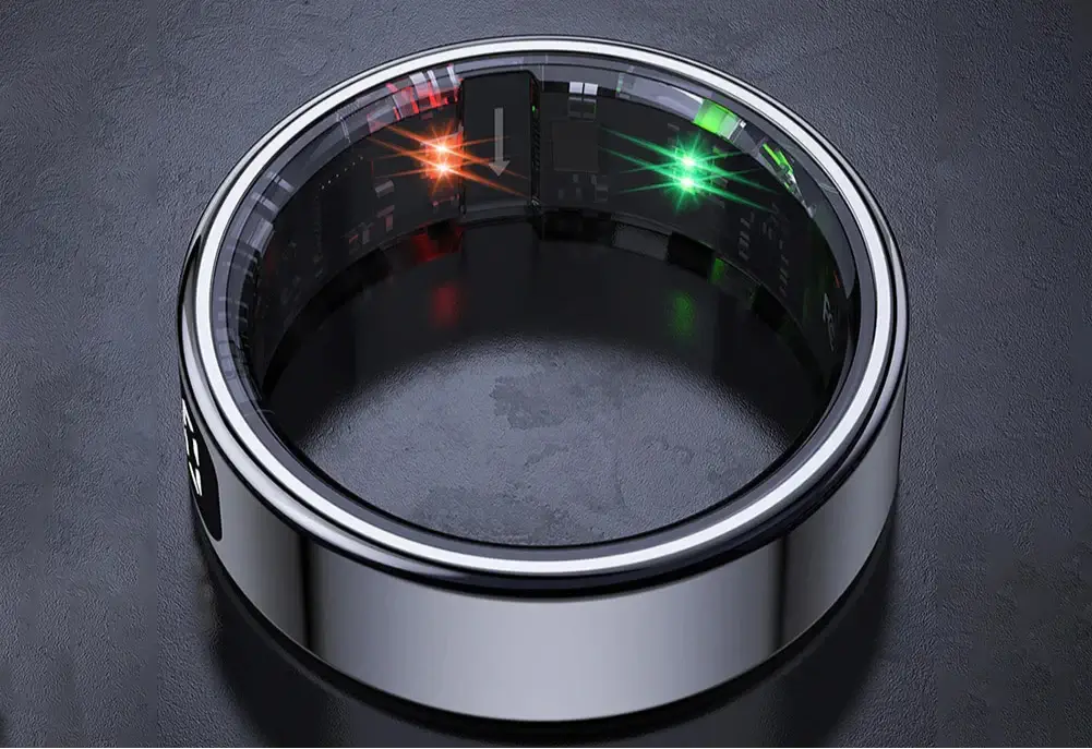 Vue des capteurs de la Bague Connectée R11