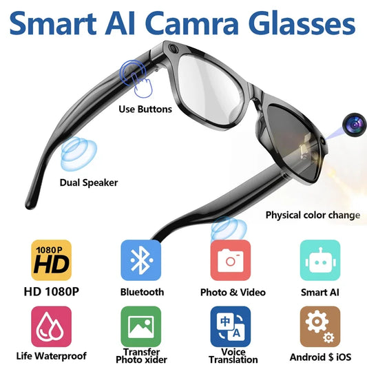 Lunettes Intelligentes BMAD pc noir