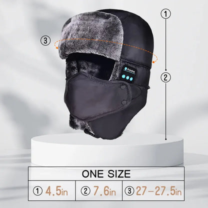 Chapeau de Trappeur Bluetooth - BLEMCO.FR