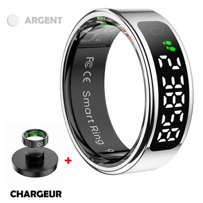 Bague Connectée R11 – Suivi Santé & Écran Tactile