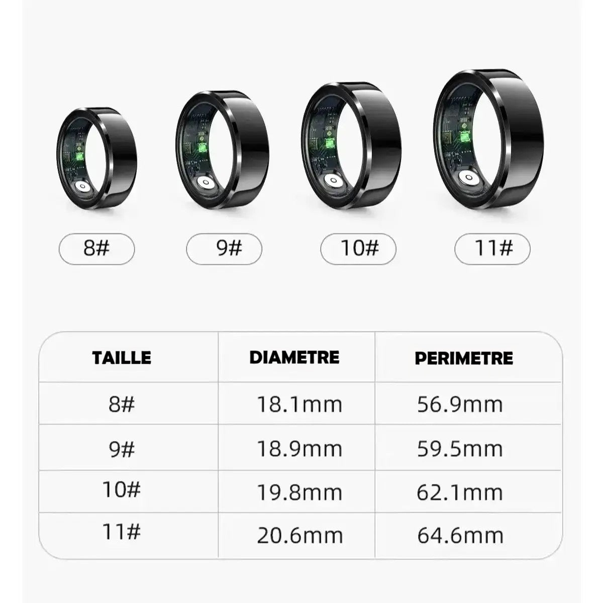 Bague Connectée R6 Pro 2025 – Élégance & Technologie