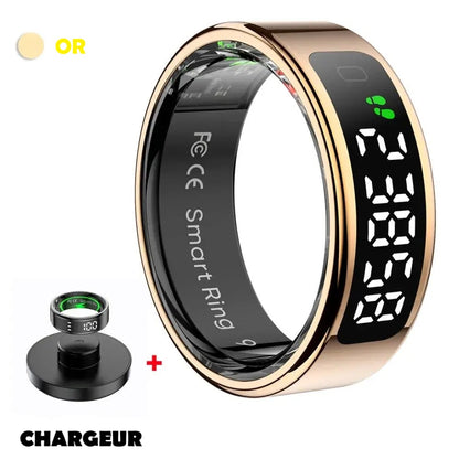 Bague Connectée R11 – Suivi Santé & Écran Tactile
